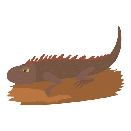 Iguana icon, cartoon styleのイラスト素材