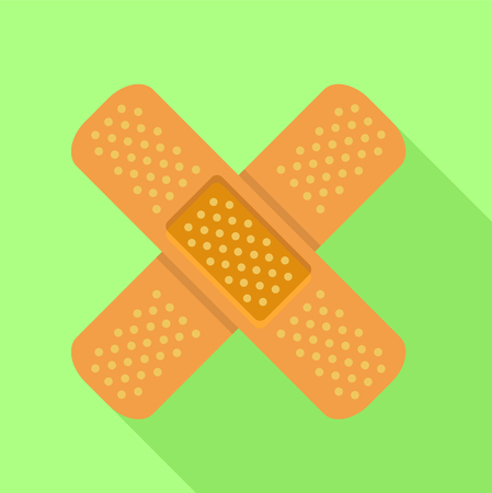 Patch icon, flat styleのイラスト素材