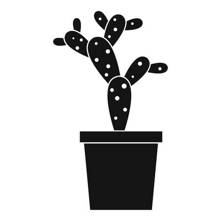 Opuntia icon. Simple illustration of opuntia vector icon for webのイラスト素材