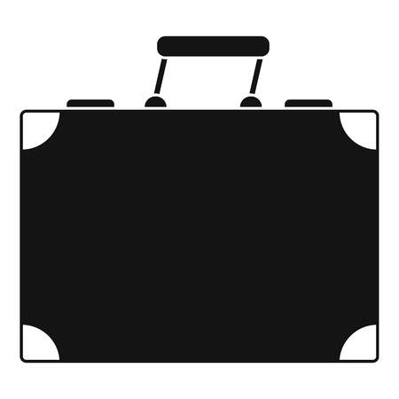 Travel bag icon, simple styleのイラスト素材