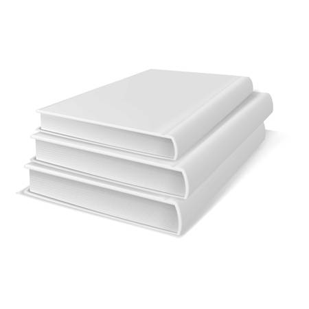 Three diaries icon, realistic styleのイラスト素材