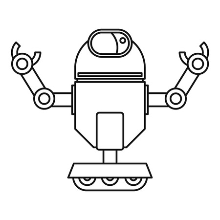 Automatic mechanism icon, outline styleのイラスト素材