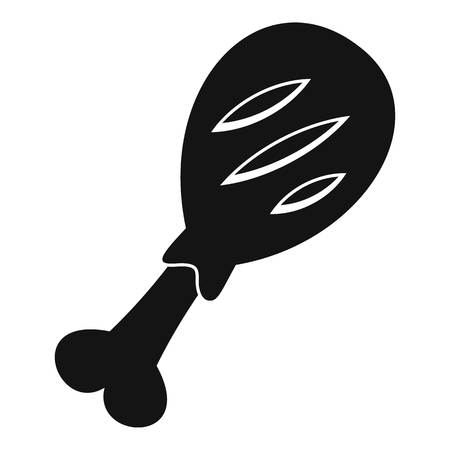 Leg of pork icon, simple styleのイラスト素材