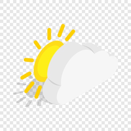 Sun isometric iconのイラスト素材