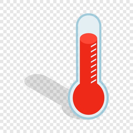 Thermometer isometric iconのイラスト素材
