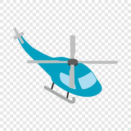 Helicopter isometric iconのイラスト素材