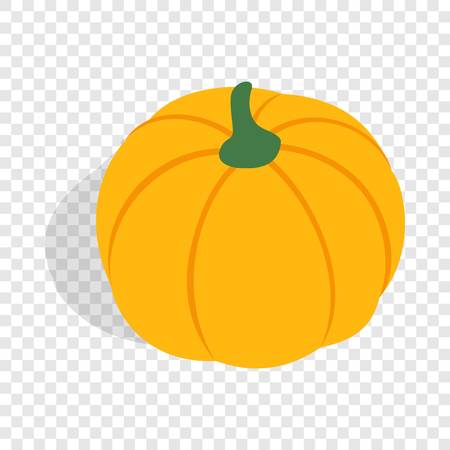 Pumpkin isometric iconのイラスト素材