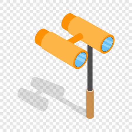 Opera glasses isometric iconのイラスト素材