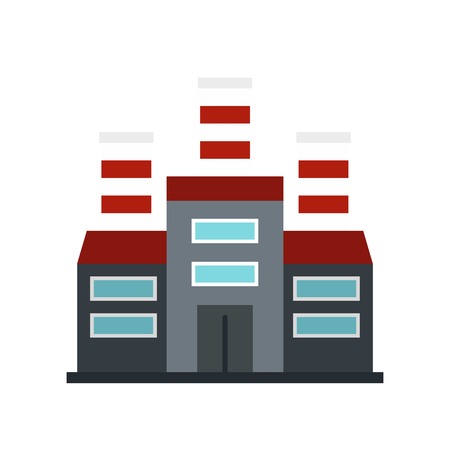 Refinery icon, flat styleのイラスト素材