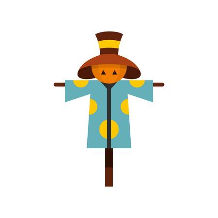 Scarecrow icon, flat styleのイラスト素材