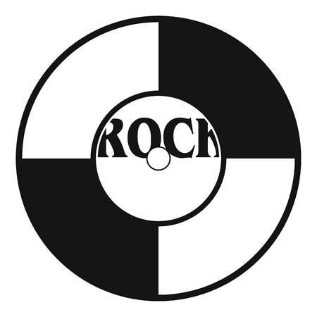 Vinyl icon, simple styleのイラスト素材