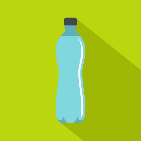 Water bottle icon, flat styleのイラスト素材