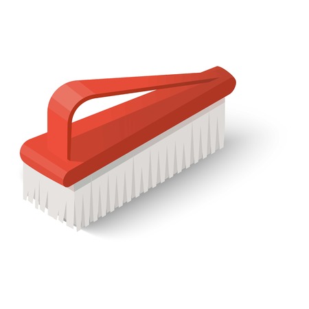 Broom icon, isometric styleのイラスト素材