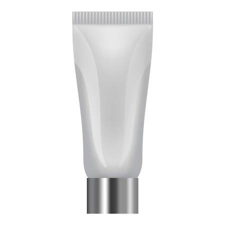 Sun creme tube icon, realistic styleのイラスト素材