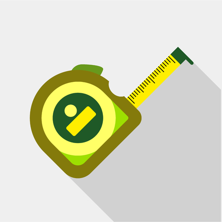 Roulette construction icon, flat styleのイラスト素材