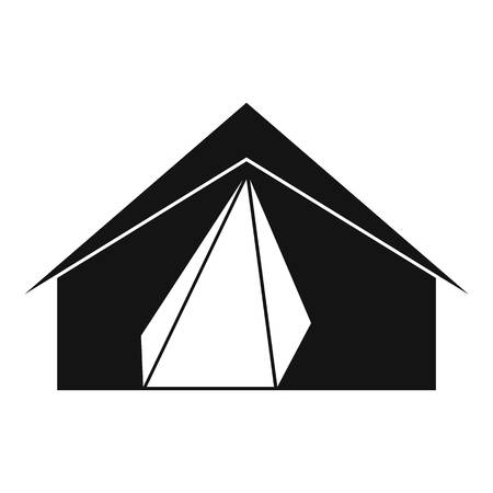 Open tent icon, simple styleのイラスト素材