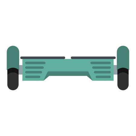 Hover board gyro pod icon flat isolated on white background vector illustrationのイラスト素材