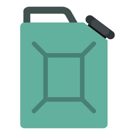 Blue fuel jerrycan icon isolatedのイラスト素材