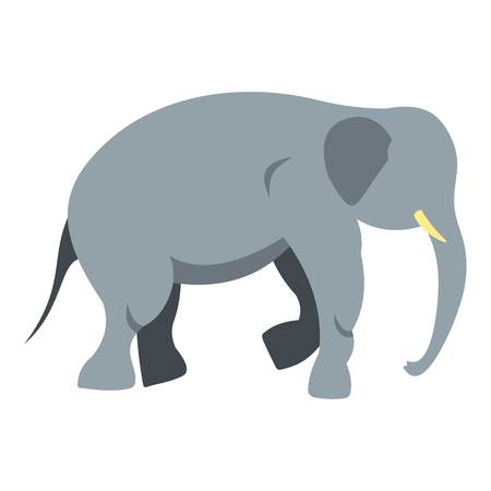 Elephant icon isolated.のイラスト素材