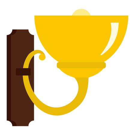 Wall lamp icon isolatedのイラスト素材