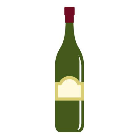 One bottle icon isolatedのイラスト素材