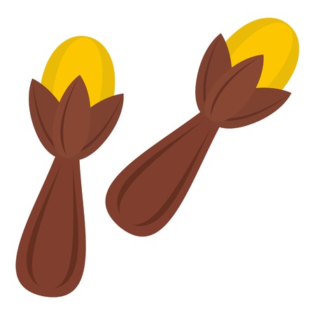 Seeds of a carnation icon isolatedのイラスト素材