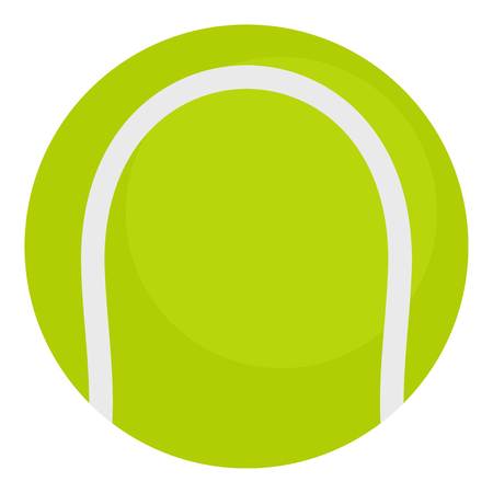 Ball for playing tennis icon isolatedのイラスト素材