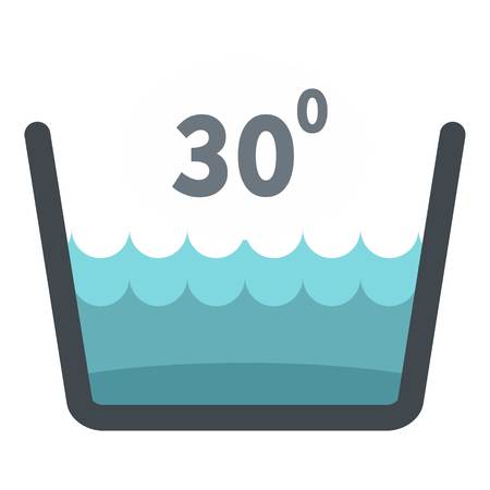 Delicate gentle thirty degrees icon isolatedのイラスト素材