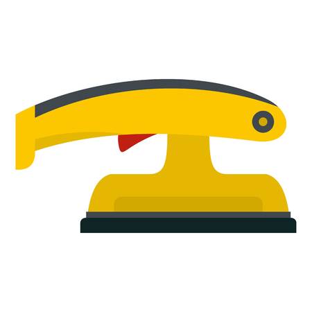 Fret saw icon flat isolated on white background vector illustrationのイラスト素材
