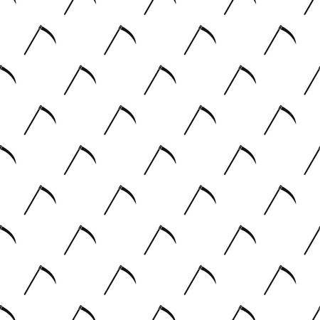 Scythe pattern seamless in simple style vector illustrationのイラスト素材