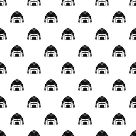Firefighter jacket pattern seamless in simple style vector illustrationのイラスト素材