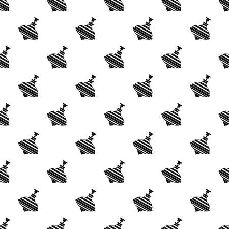 Carousel humming top pattern seamless in simple style vector illustrationのイラスト素材
