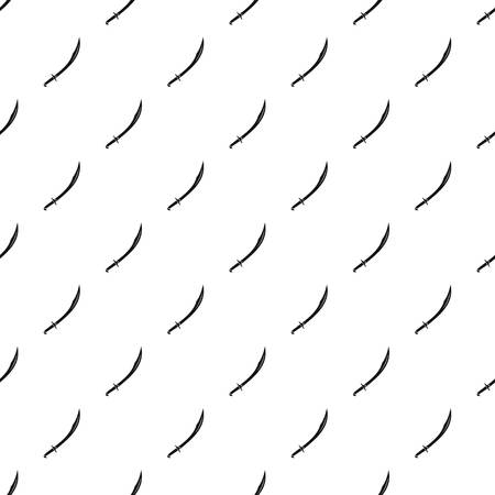 Cutlass pattern seamless in simple style vector illustrationのイラスト素材