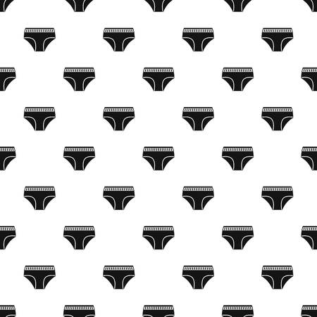 Woman cotton panties pattern seamless in simple style vector illustrationのイラスト素材