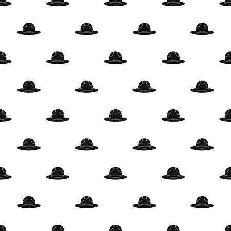 Canadian hat pattern seamless in simple style vector illustrationのイラスト素材
