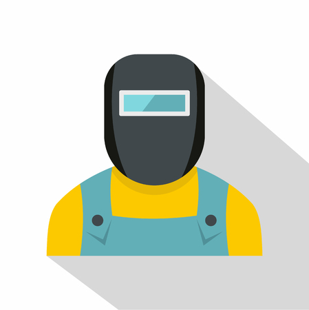 Welder icon. Flat illustration of vector icon for web on white backgroundのイラスト素材