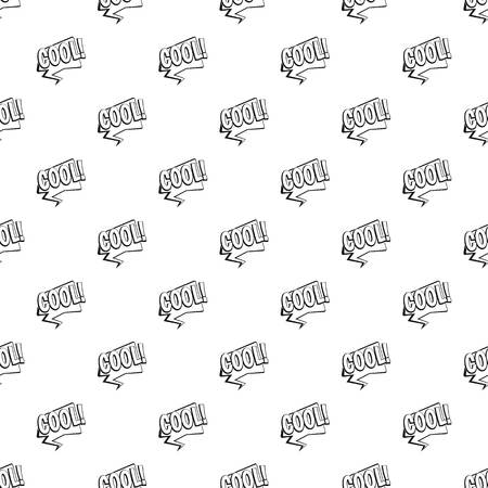 COOL, comic text speech bubble pattern vectorのイラスト素材