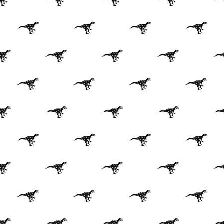 Ornithopod dinosaur pattern vectorのイラスト素材