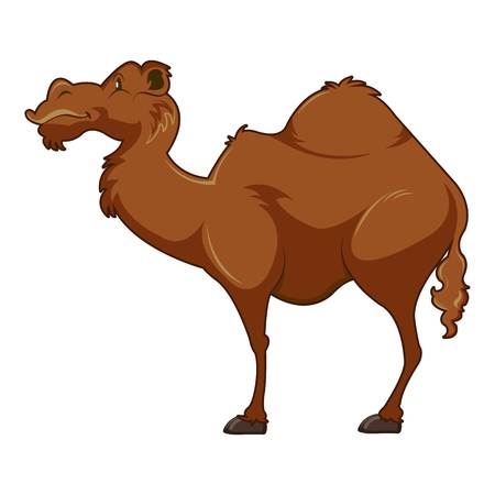Camel icon, cartoon styleのイラスト素材