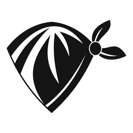 Cowboy neckerchief icon, simple styleのイラスト素材