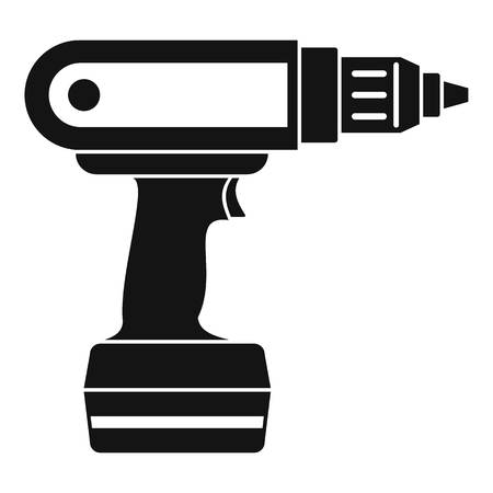 Electric screwdriver drill icon simpleのイラスト素材