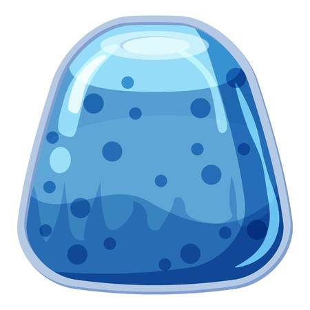 Blue candy icon, cartoon styleのイラスト素材