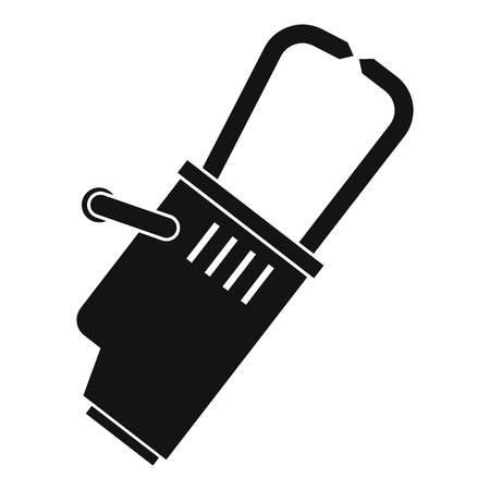 Welding equipment icon in simple style isolated vector illustrationのイラスト素材