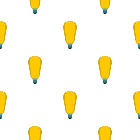 Powerful lamp pattern seamless background in flat style repeat vector illustrationのイラスト素材