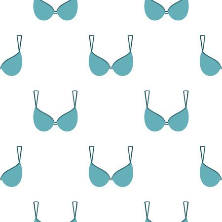 Blue bra pattern seamless for any design vector illustrationのイラスト素材
