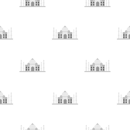 Taj Mahal pattern seamlessのイラスト素材