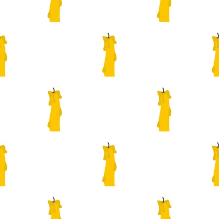 Waxy candle pattern seamlessのイラスト素材
