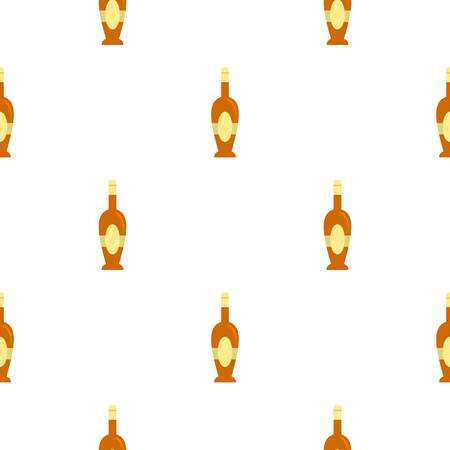 Holiday bottle pattern seamlessのイラスト素材