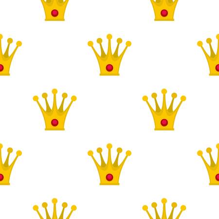 Crown pattern seamlessのイラスト素材