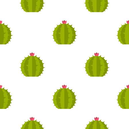 Cactus with flower pattern seamless for any design vector illustrationのイラスト素材